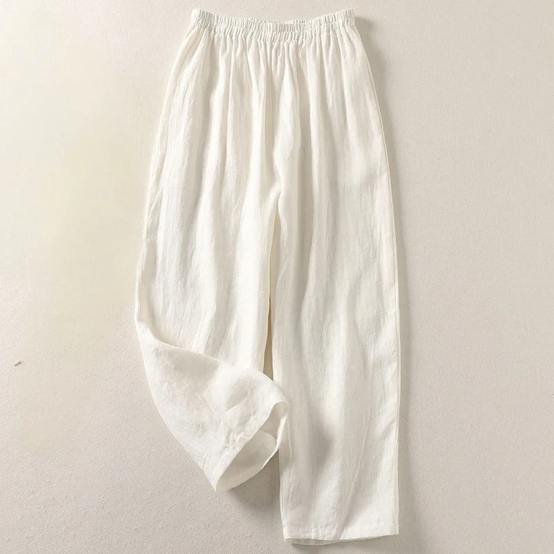Lina Linen Pants | Airy, Natural and Stylish