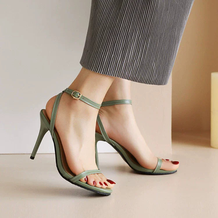 Midnight Strap Stilettos