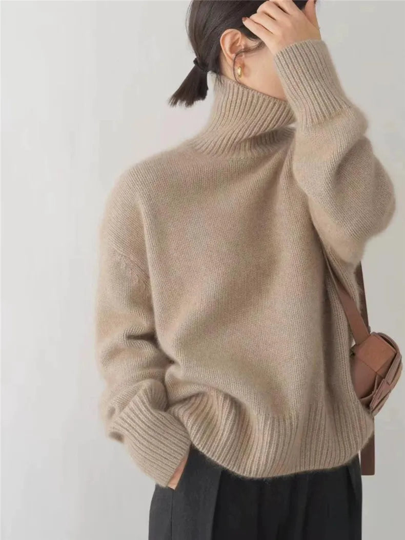 Monica™ | High-Neck Knit Sweater