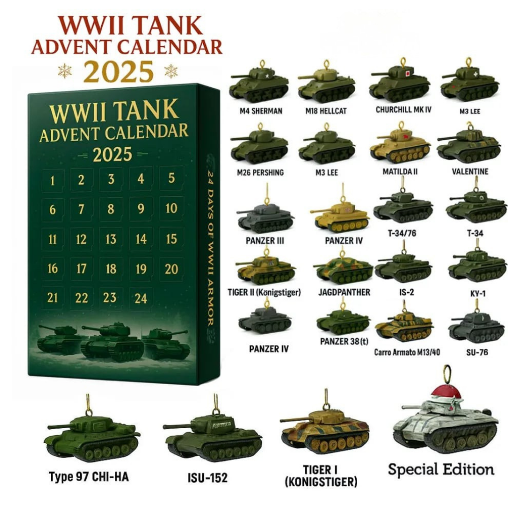 WWII Tank Advent Calendar 2025