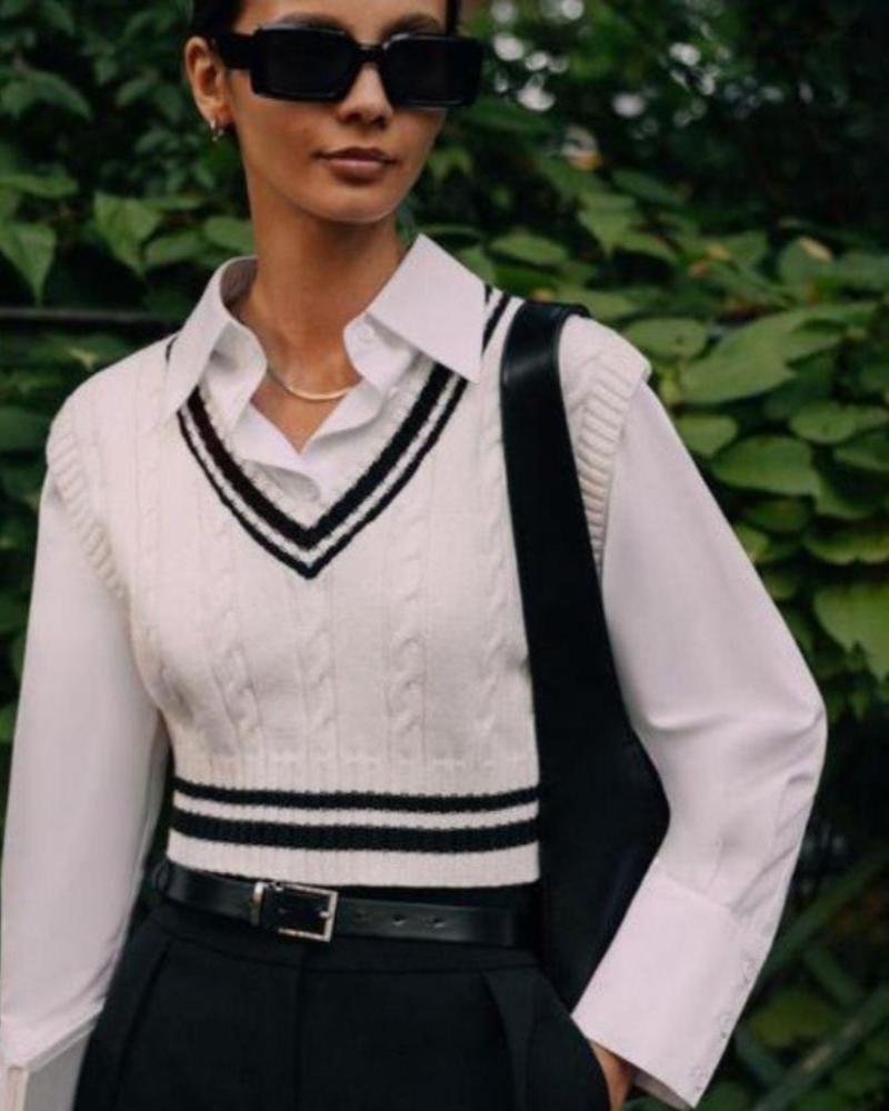 The Camille Sweater Vest