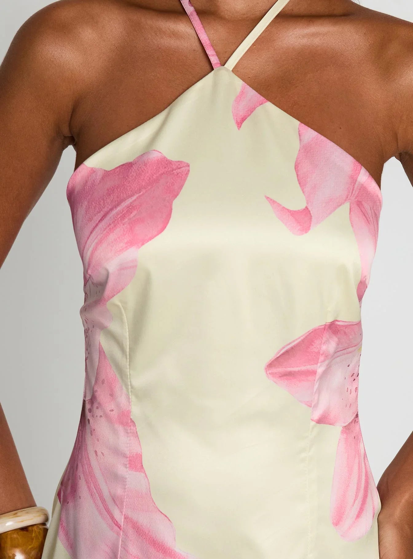 Gardens of Eden Halter Mini Dress