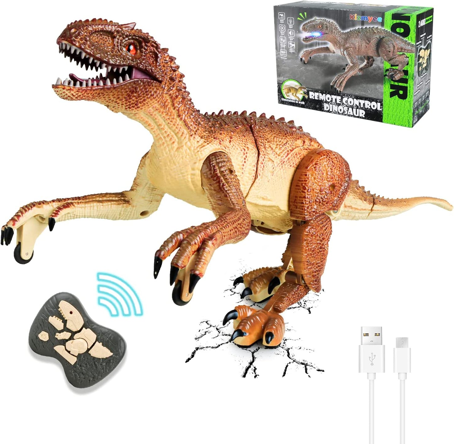 Best Gifts for Kids in 2025💝Realistic Remote Control Dinosaur (Free Shipping)