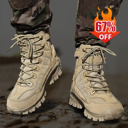 Free Shipping🎁Men's Waterproof Anti-Puncture Work Combat Boots (Durability Enhancement)