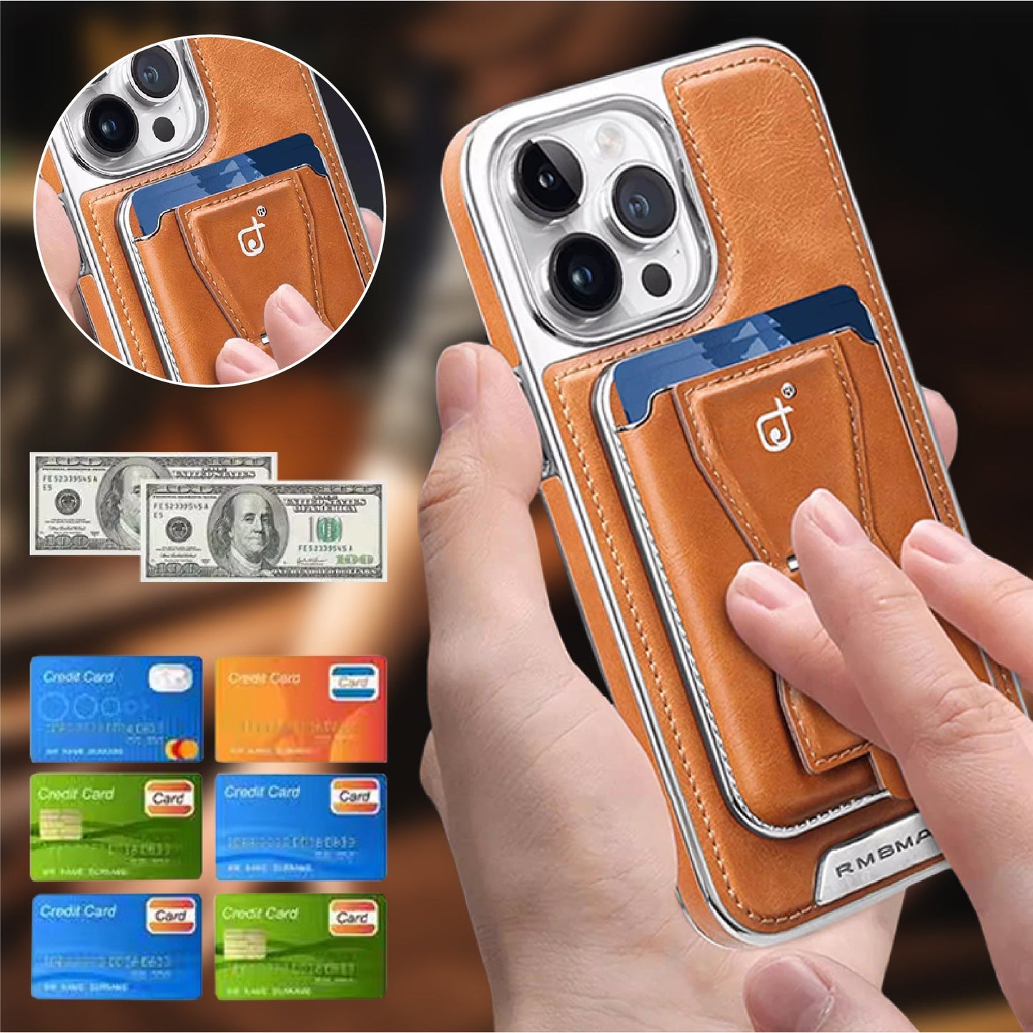 Fast Shipping ✈️Premium Leather iPhone Protective Case