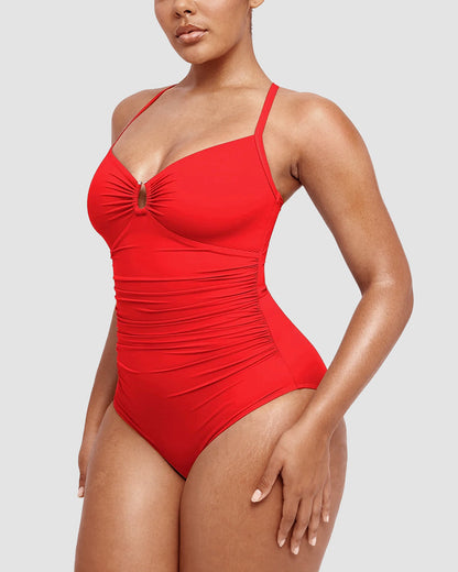 Shaping Swimsuit – Elegant Shaping with Cut-Out Detail