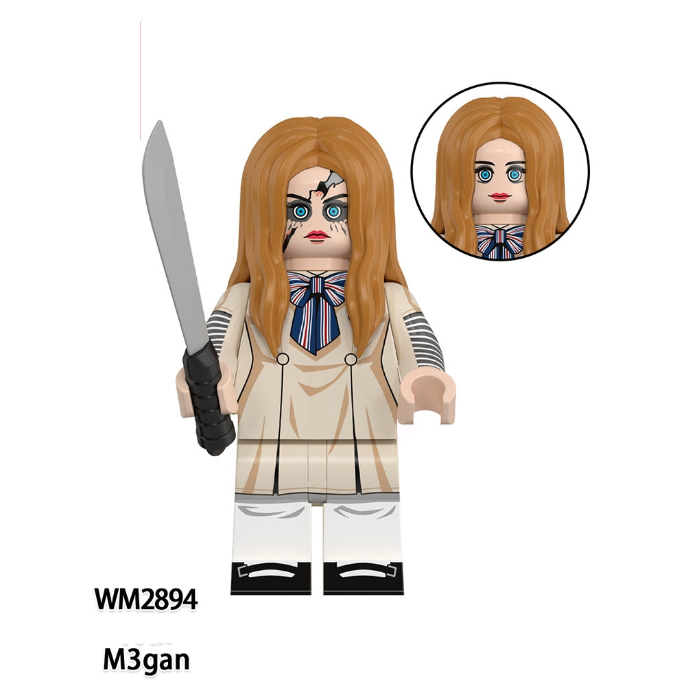 2025 New Horror Movie Figure Building Blocks