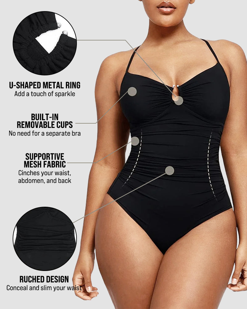 Shaping Swimsuit – Elegant Shaping with Cut-Out Detail