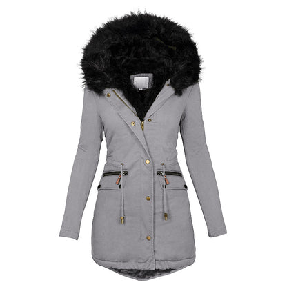 Elena | Warm Hooded Winter Parka