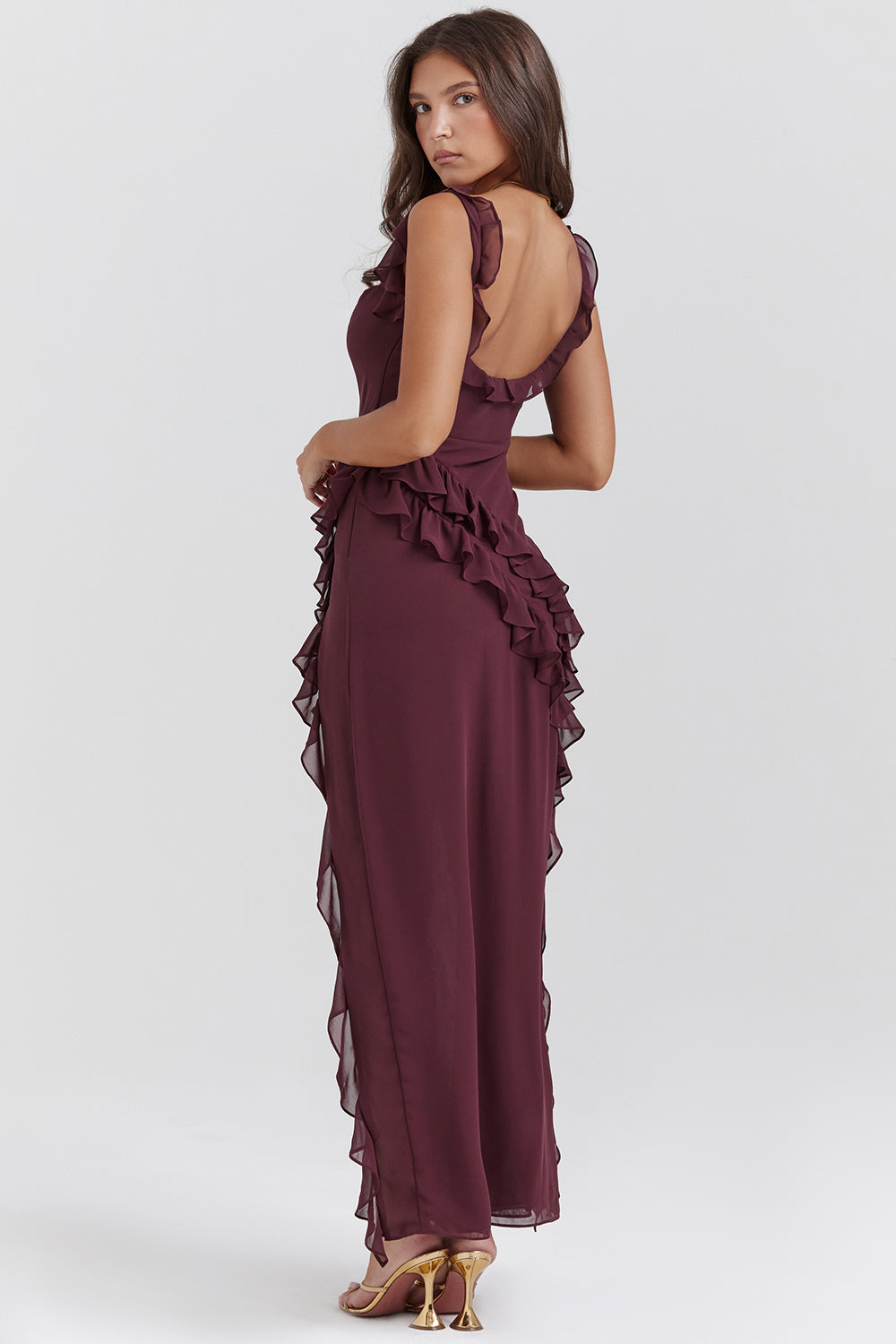 Arielle Ruffle Maxi Dress
