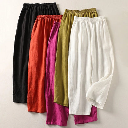 Lina Linen Pants | Airy, Natural and Stylish