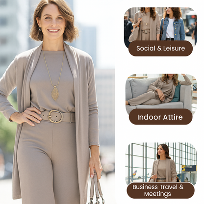 CLAIRE | Women’s 3-Piece Soft Lounge Set