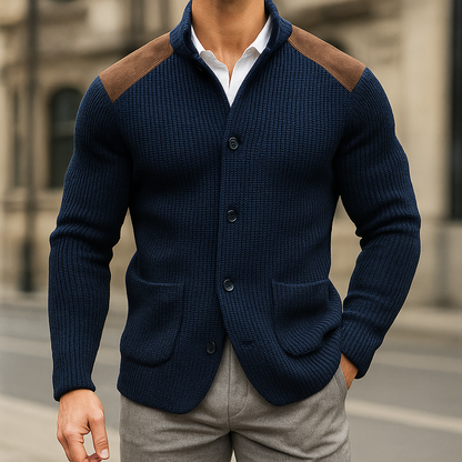 Andreas | Textured Knit Blazer for Men