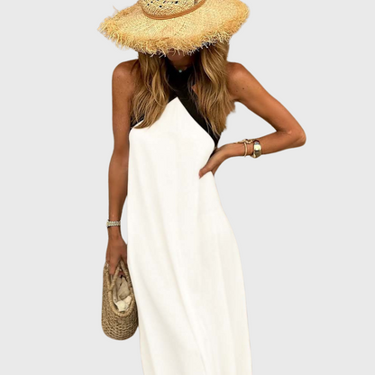 Ladies Cross-necked Summer Dress