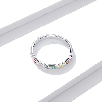 Ilduara™ | Silver Ring with a Fingerprint