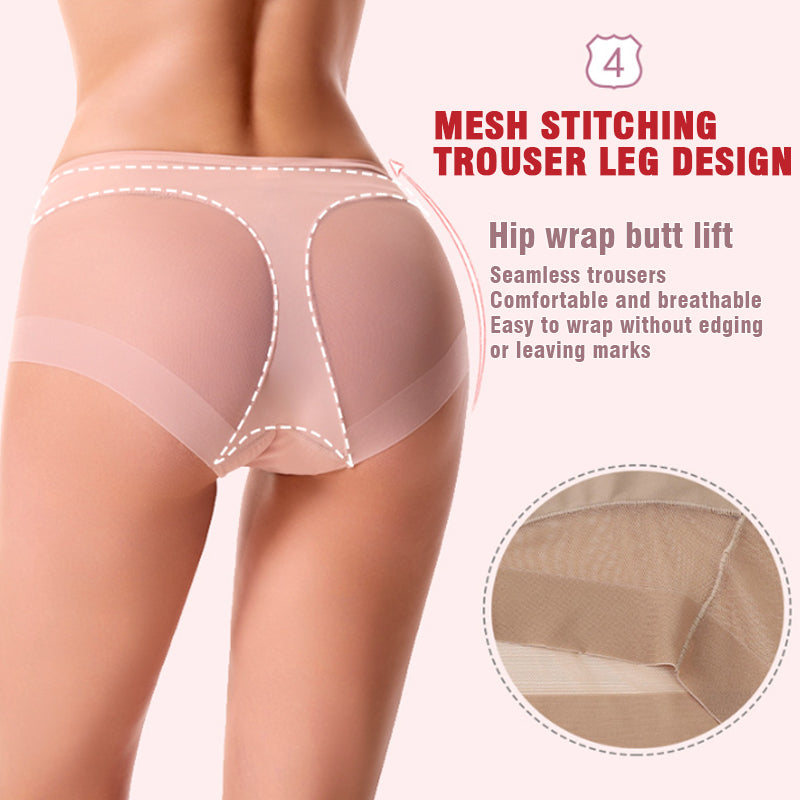 💞High Waist Ice Silk Seamless Shaping Panties👙