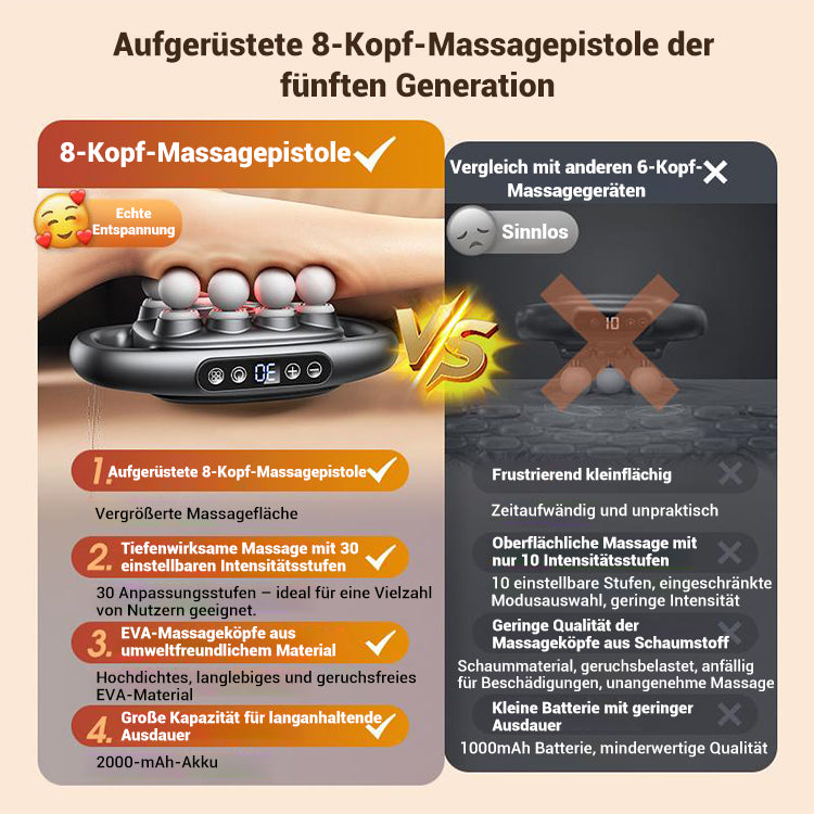 16-Drive 8-Head Massage Tool Set