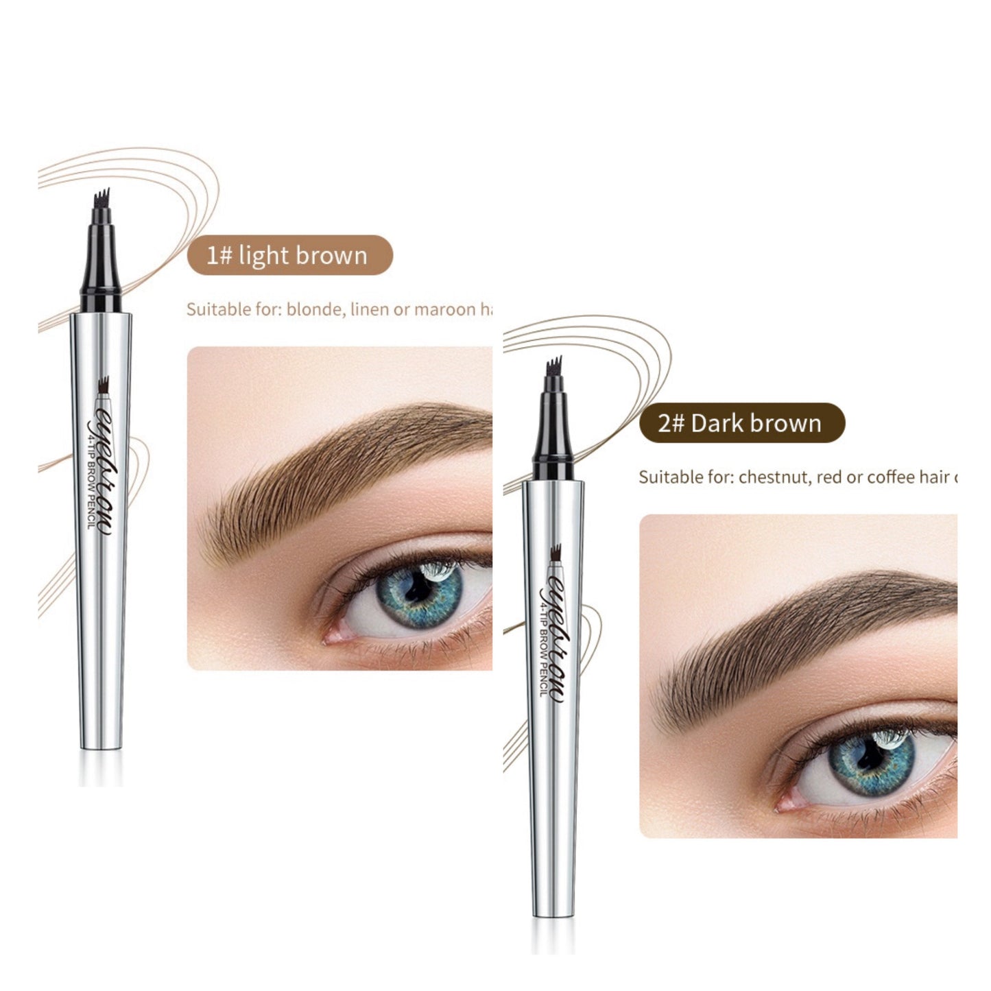3D Microblading Eyebrow Pen + Magnetic Lashes Beauty Bundle