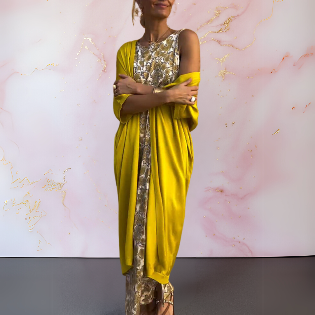 Melanie™ | Elegant dress with vest