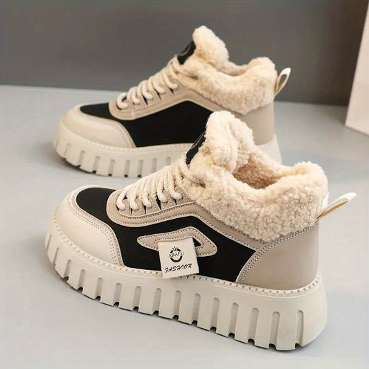 Nova | Women’s Plush-Lined Mid-Top Sneakers