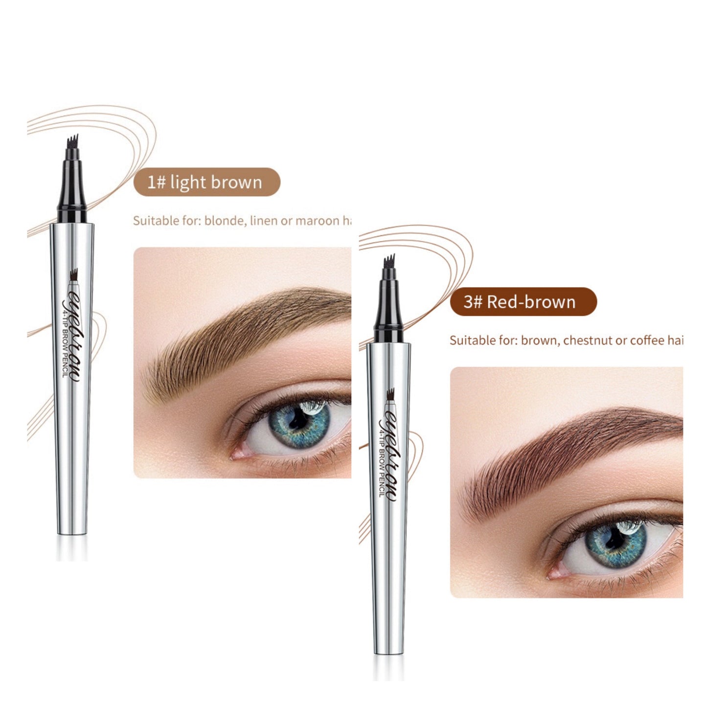 3D Microblading Eyebrow Pen + Magnetic Lashes Beauty Bundle