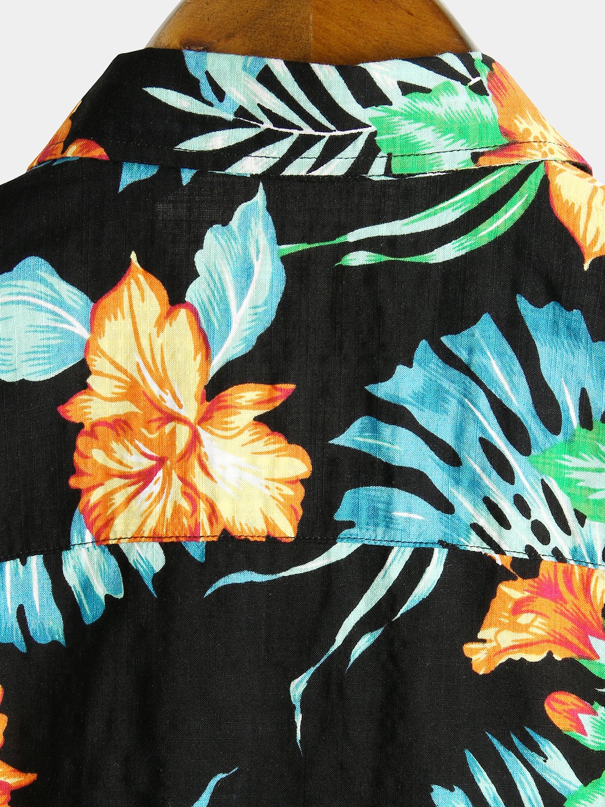 Men's Pure Cotton Shirt with Hawaiian Holiday Style Print