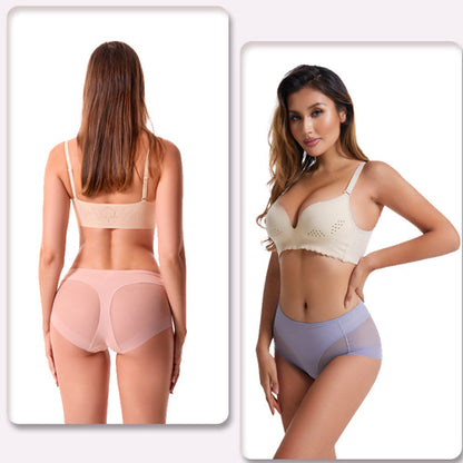 💞High Waist Ice Silk Seamless Shaping Panties👙