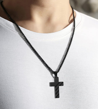 Cross Faith Patriotic Necklace