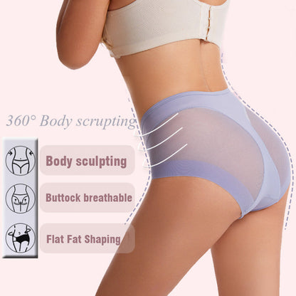 💞High Waist Ice Silk Seamless Shaping Panties👙