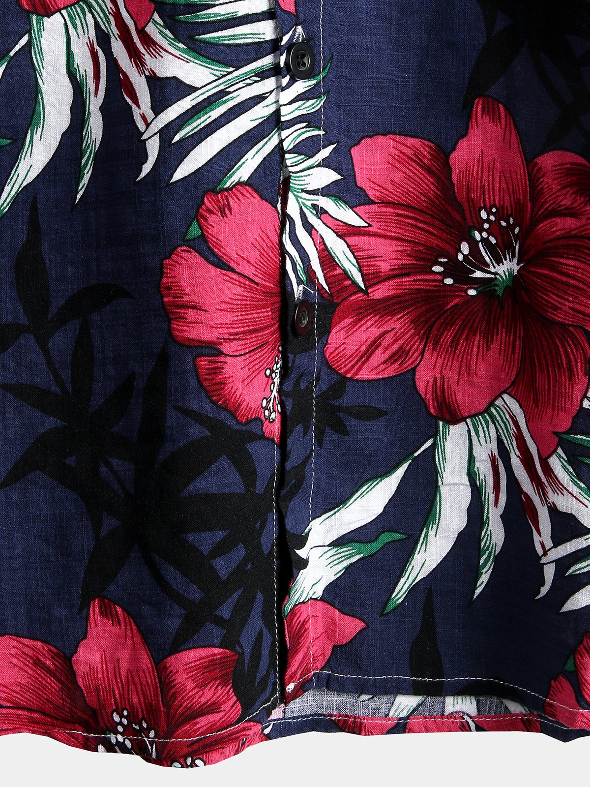 Men's Pure Cotton Shirt with Hawaiian Holiday Style Print