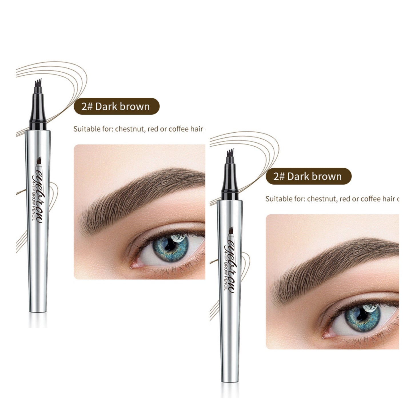 3D Microblading Eyebrow Pen + Magnetic Lashes Beauty Bundle