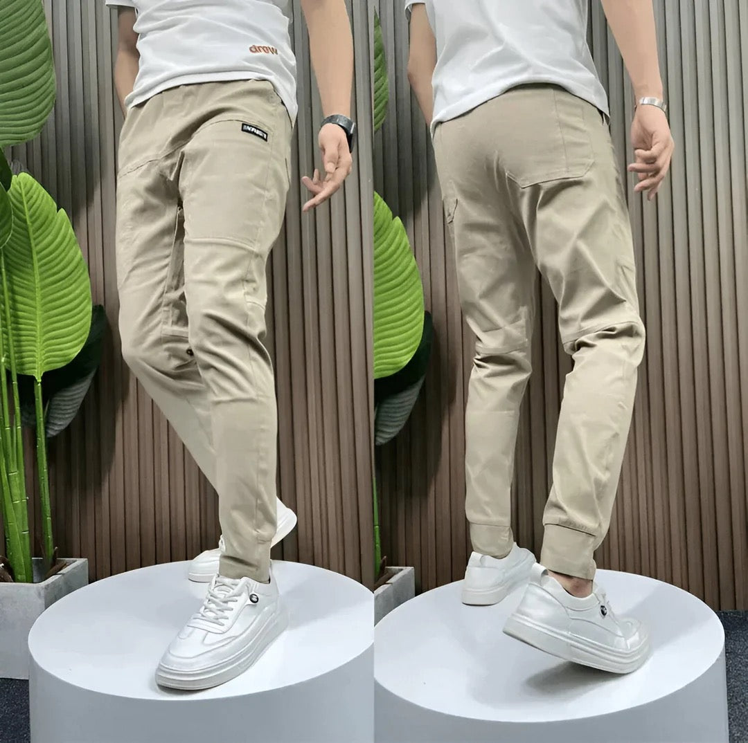 Noah | Slim Stretch Cargo Joggers