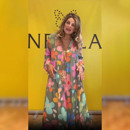 Luna™ - Elegant floral dress