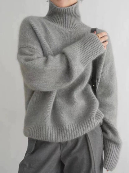 MONIKA | High Collar Cashmere Jumper