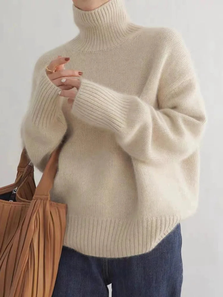 Monica™ | High-Neck Knit Sweater