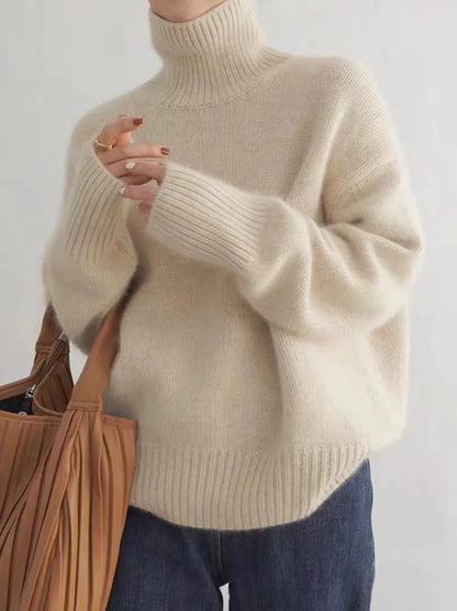 Monica™ | High-Neck Knit Sweater