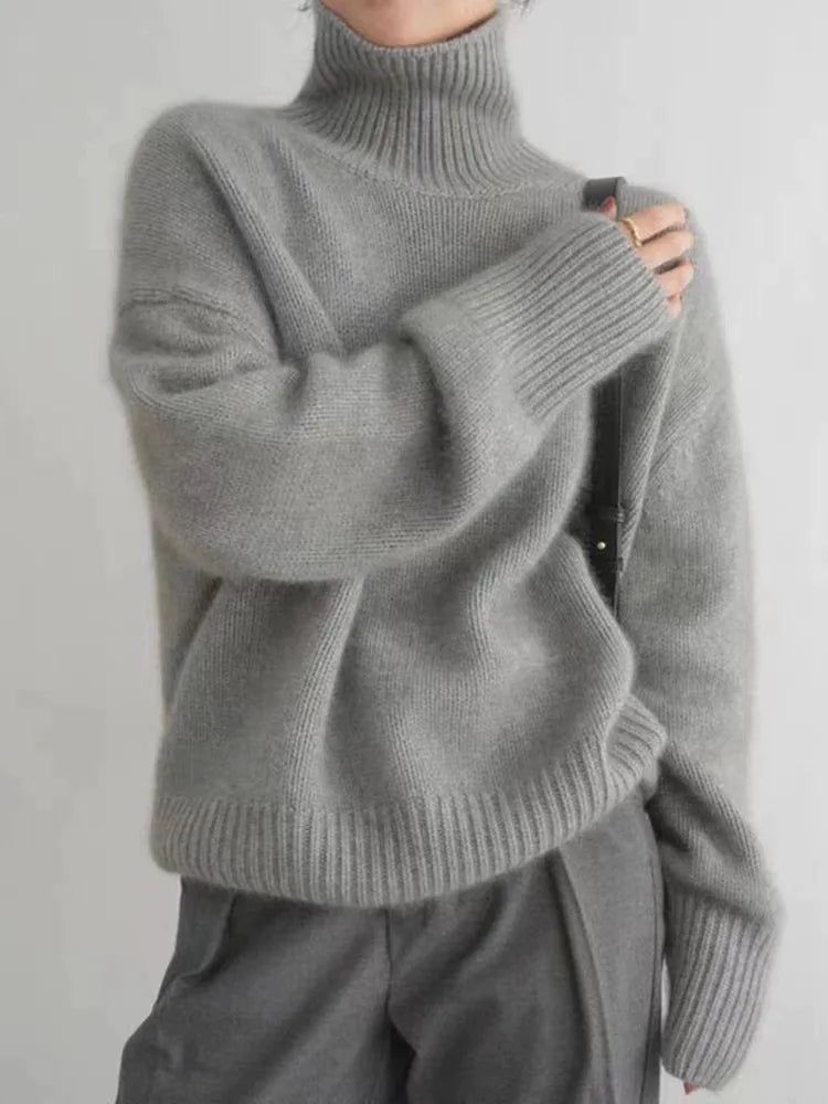 Monica™ | High-Neck Knit Sweater