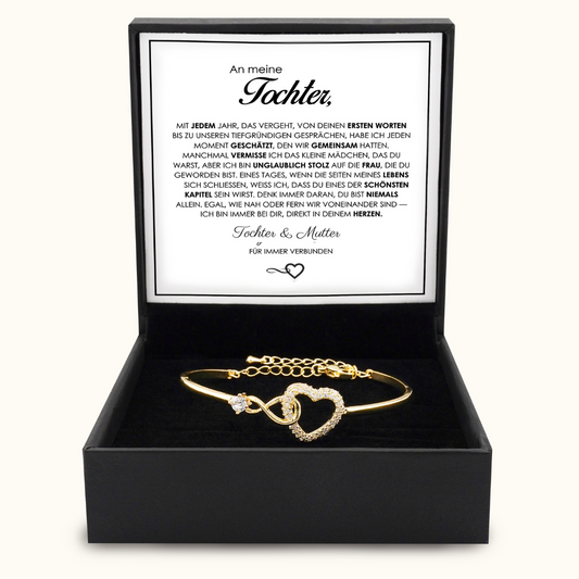 Infinity Heart Bracelet "Forever Connected"