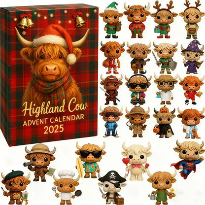 Highland Cow Advent Calendar 2025