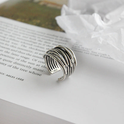 Adjustable Silver Ring