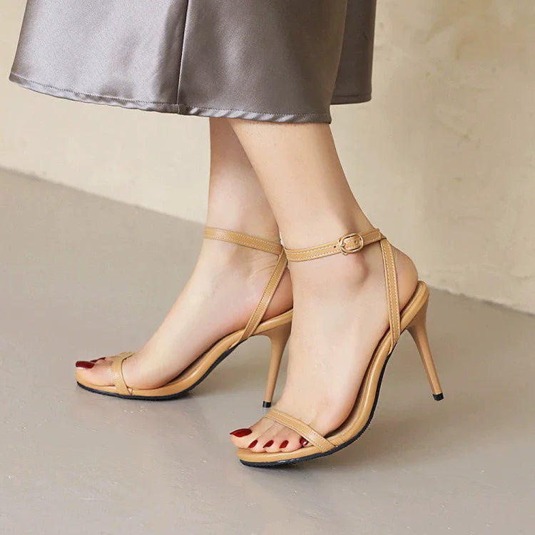 Midnight Strap Stilettos