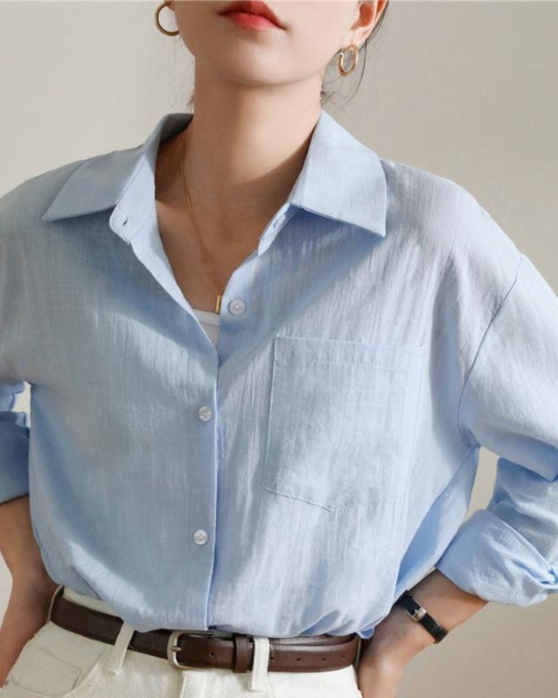Hampton Ladies Linen Shirt