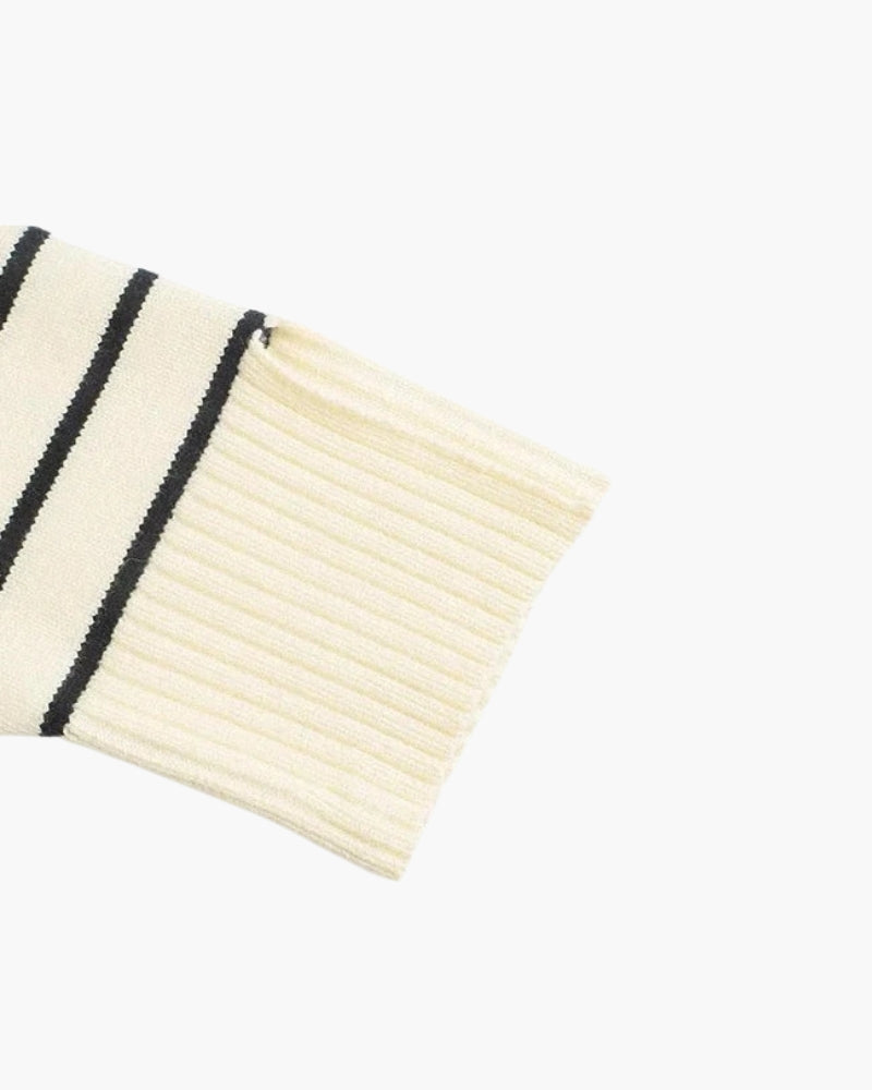 Ascot Chic Knit Sweater