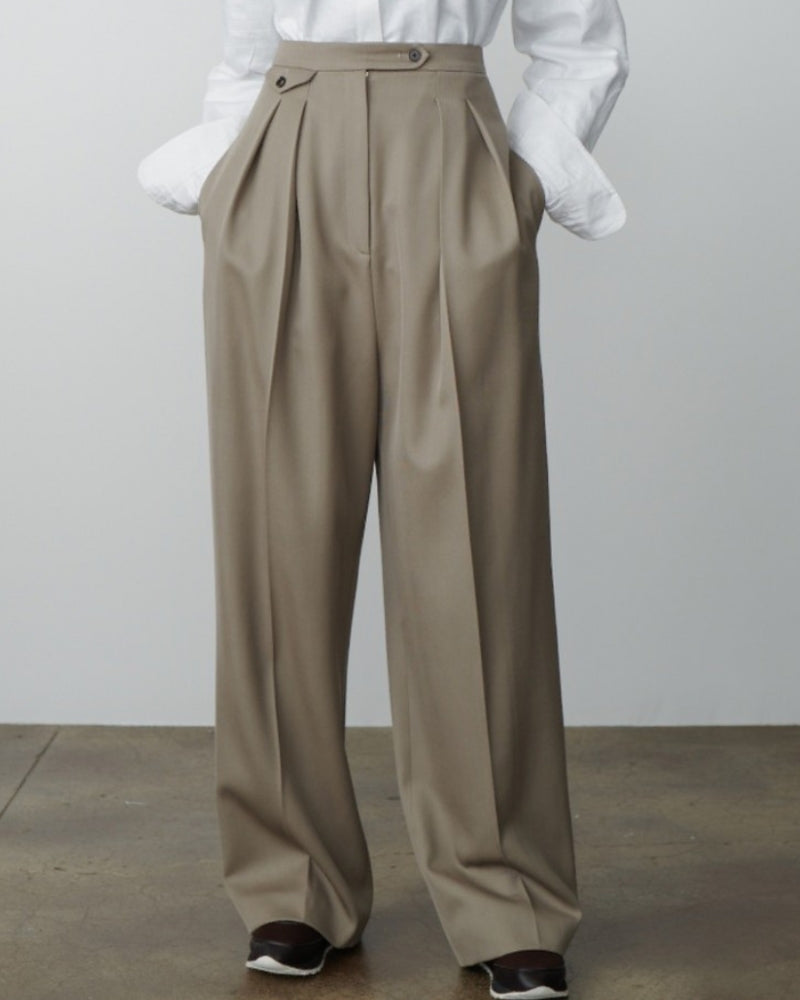 Woolen Oversized Ladies Trousers