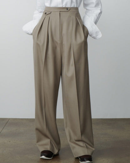 Woolen Oversized Ladies Trousers