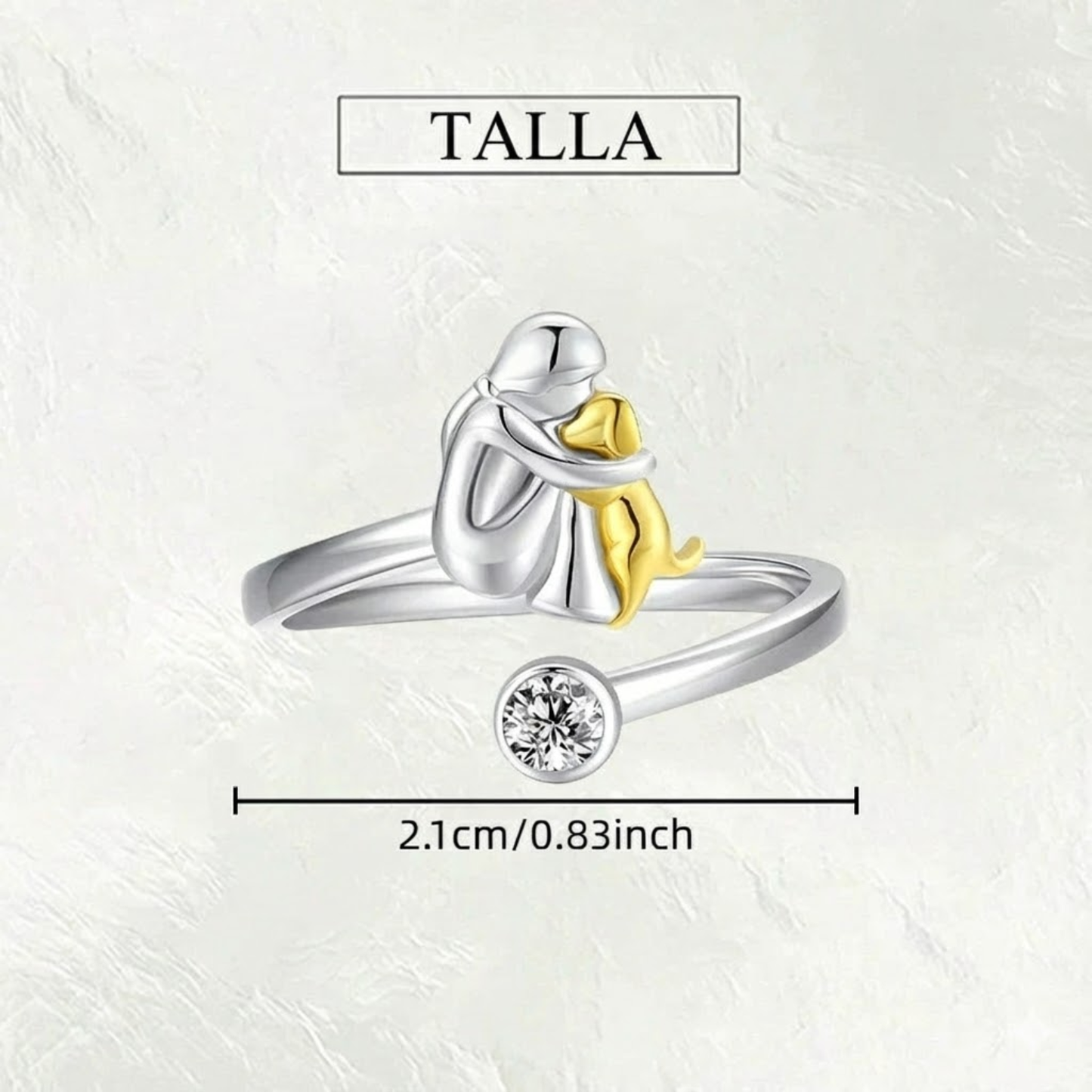 Rose™ | Ring with Dog Icon