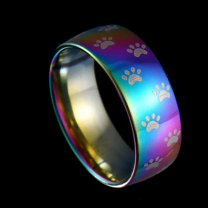Aldara™ | Rainbow Fingerprint Ring