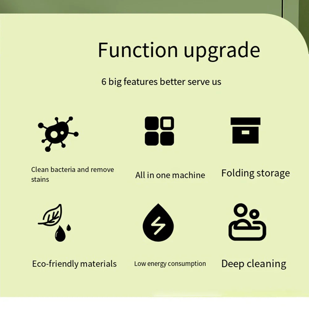 Portable and Foldable Washing Machine