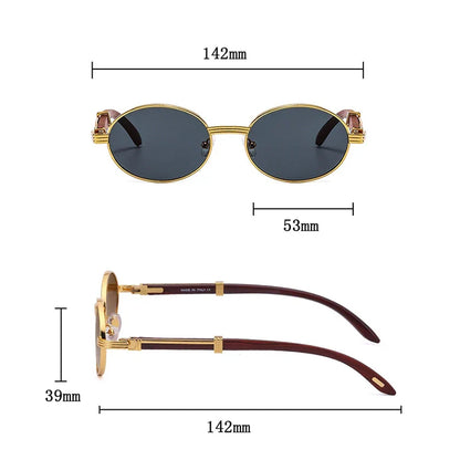 "Ezra" - Premium Oval Sunglasses by Zoua®