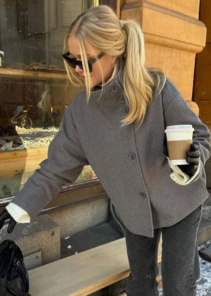 Clarissa Wool Coat High Neck